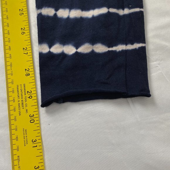 The Upside Leggings Women's Small Indigo Tie‎ Dye Cotton Lounge Pants - Picture 12 of 15